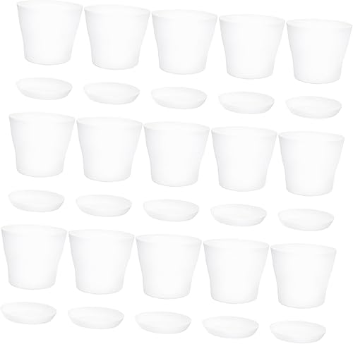 GANAZONO 15 Sets Pots Pair Mini Plants Vegetable Plants Suculentas Starting Pot Breathable Flowerpots Nursery Flower Pot Flower Planting Pot Balcony