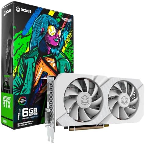 PCYES GPU NVIDIA GEFORCE RTX 3050 6GB GDDR6 96BIT BRANCO PROJETO ...