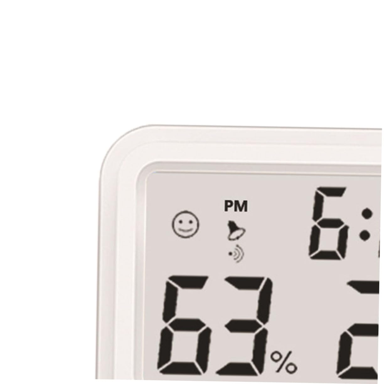 Sosoport 2 Stücke Indoor Mini Temperatur Monitor Und Hygrometer Digital Hygrometer Innen Mit Uhr Für Home Office Baby