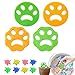 stillwen Depiladora de Mascotas, 4 Pcs Recogedor de Pelo para Mascotas + 8 Pcs Bola de Lavado, Atrapa Pelos Lavadora, Quita Pelos Mascota Ropa para Suéter, Sofá y Alfombra, Reutilizable