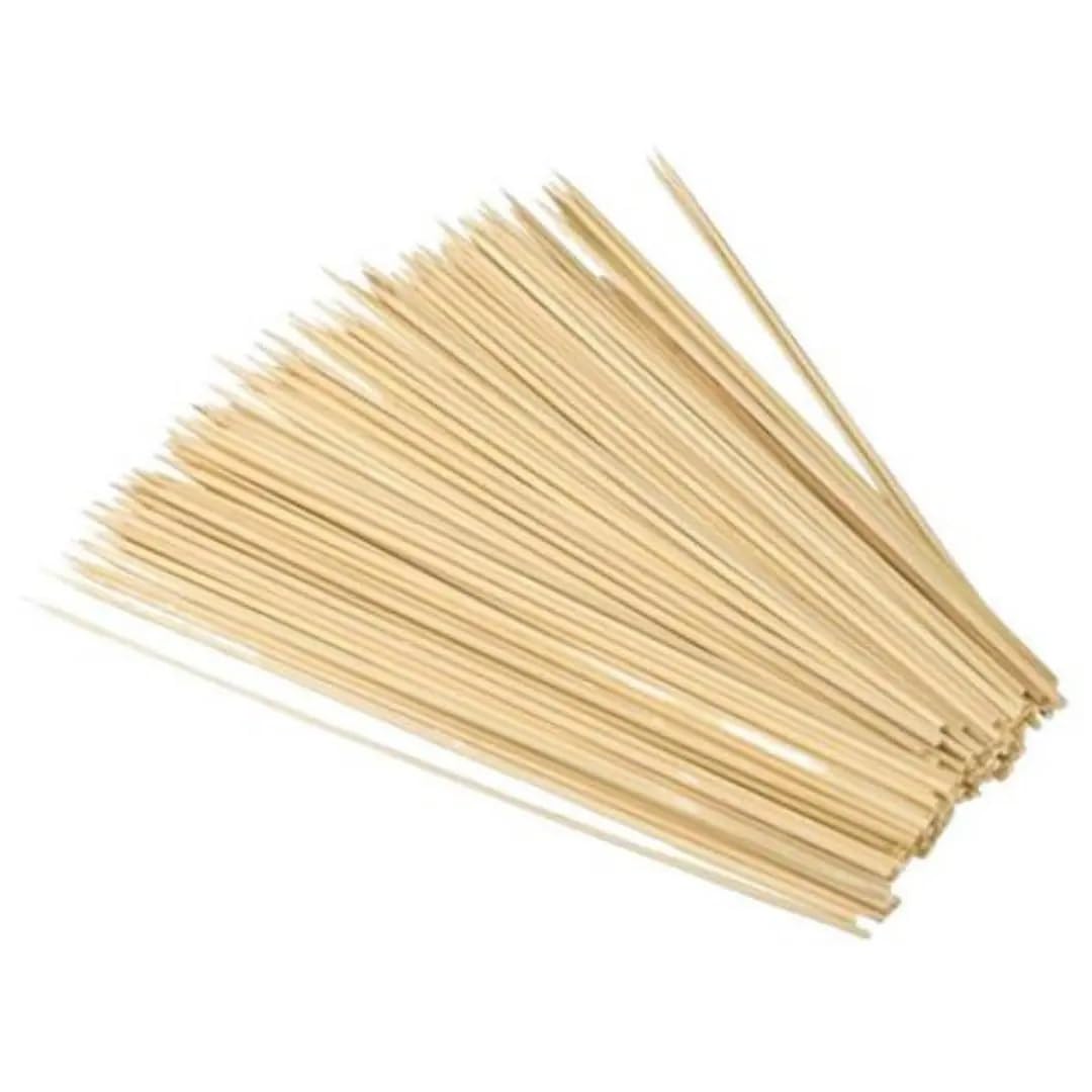 Smartizi 3 Paket Bambu Çöp Şiş Seti (40'lı x 3) - 25 cm Doğal Izgara ve Sunum Çubuğu