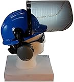 MSA V Cap Style Hard Hat Kit w/ Faceshield Attachment, Earmuffs, and Polycarbonate Clear Faceshield...
