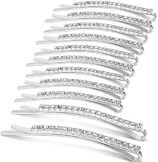 Shiny Hair Clips, Sweet Hair Barrettes, Headwear Styling Hair Accessories, Hair Pin for Girls Ladies Women Party Wedding Daily Dress (silver10pcs)