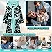 Minecraft Bath Robe for Boys, Teens Hooded Fleece Robe Cozy Loungewear Soft Nightwear Creeper Gamer Gifts for Kids (7-8 Years, Teal)