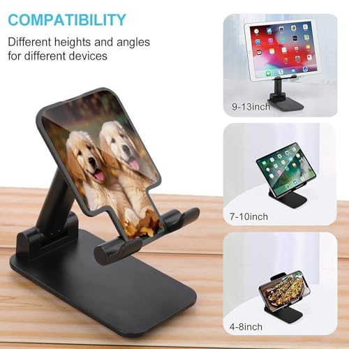 Support de téléphone Golden Retriever réglable pour vos vidéos sur bureau - 3