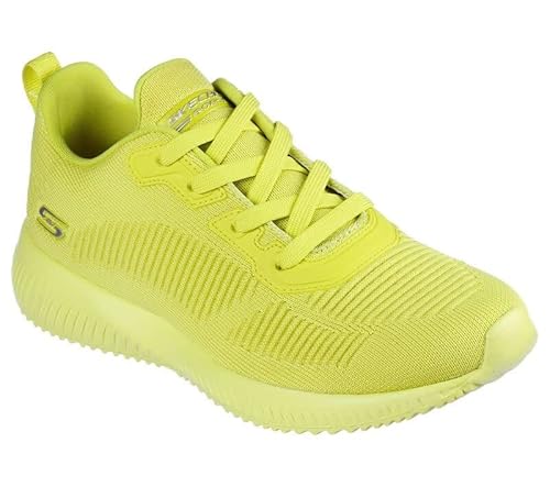 Bobs Sport Squad Tough Talk Womens Sneakers Neon Yellow