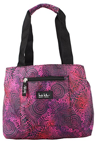 Nicole Miller of New York Insulated Lunch Cooler 11 Lunch Tote (Copacabana Magenta) - Thumbnail 2