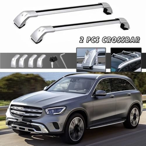 Barras transversales para Mercedes GLC X253 de techo bloqueables 2