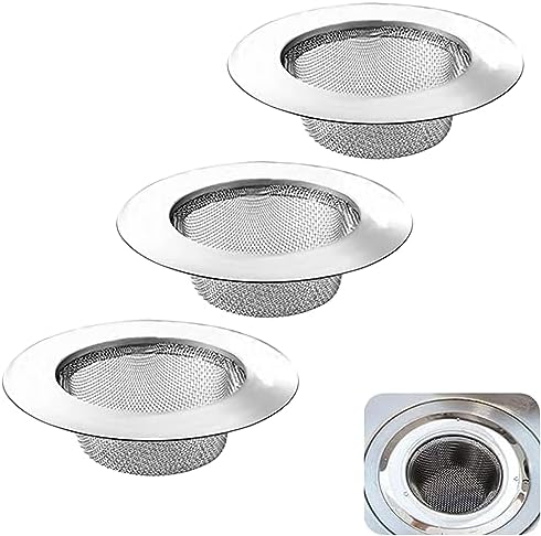 Cozy Inviting Abflusssieb 4er Set - Edelstahl Sieb Für Waschbecken 7,5 Cm Abfluss