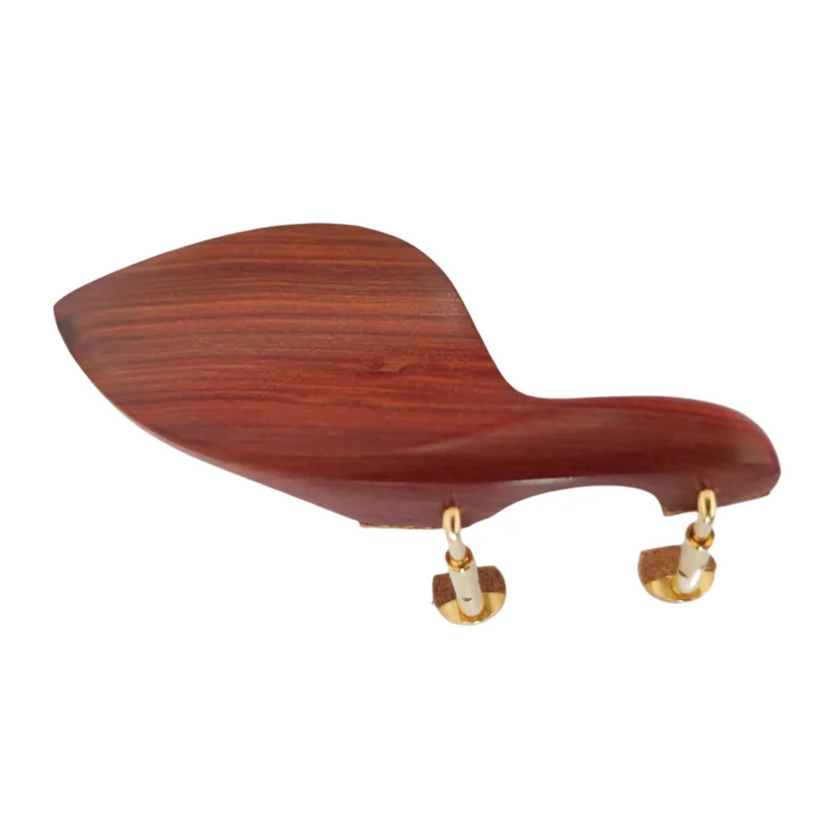 Mentoniera for violino in legno di rosa naturale 2 pezzi 4/4 parti a vite di installazione a grandezza naturale