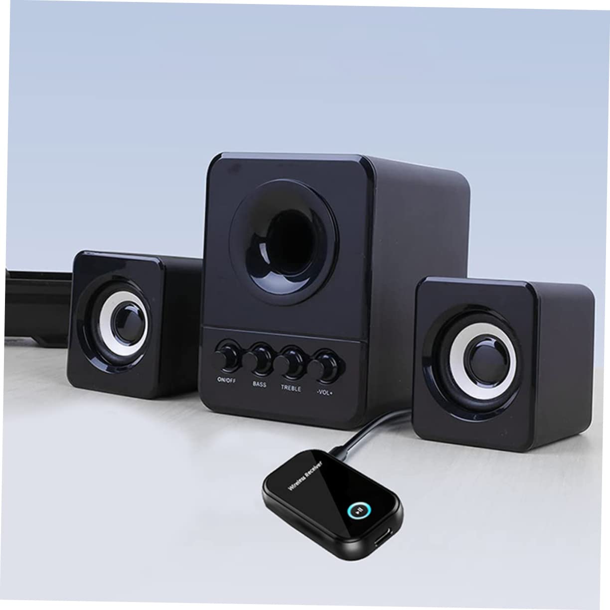 Uonlytech 5stücke Audio Receiver Wireless Adapter Für Auto -and-Play Empfänger Für Heimstereo Aux Hohe Kompatibilität Praktisches Design Für Müheloses Musikstreaming