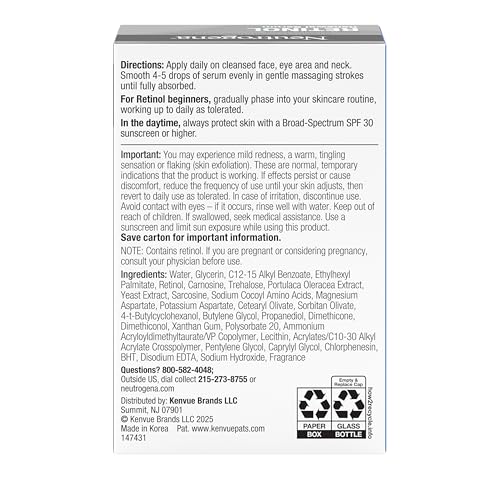 Neutrogena Rapid Wrinkle Repair Retinol Renewal Serum, 1 fl oz - image 9