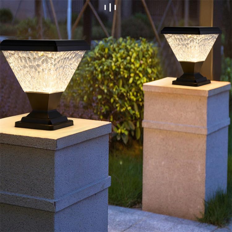kh Solar Gate Pillar Light 10W LED and 3-in-1 RGB with Remote Control | Waterproof Solar Outdoor Decorative Lamp for Gate Pillars, Balcony, Terrace, Fence, Garden, Villa & Yard (1 Pcs)-image-47