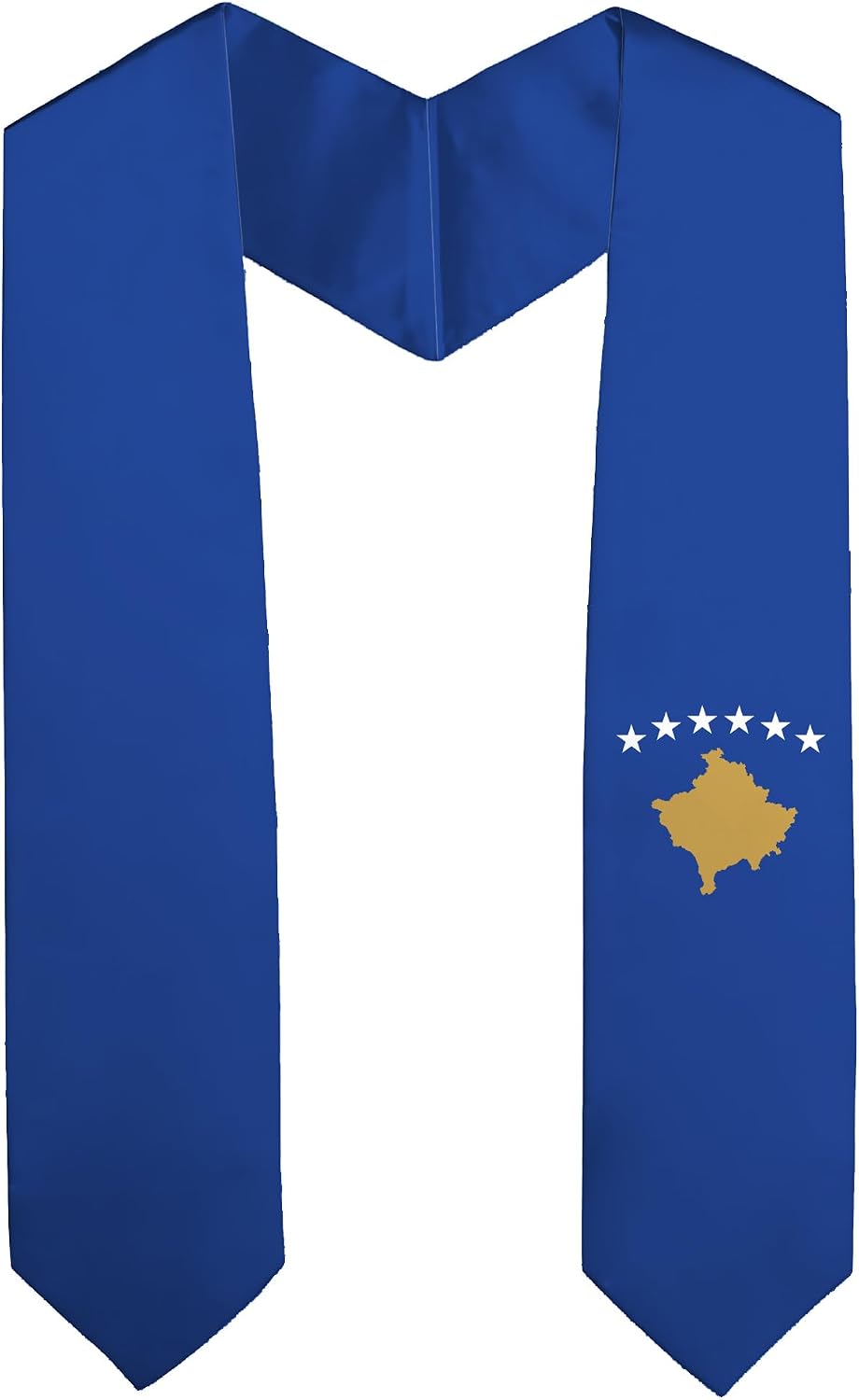Kosovo Flag Graduation Sash Stole Scraf for Global International Study Abroad Adult Unisex