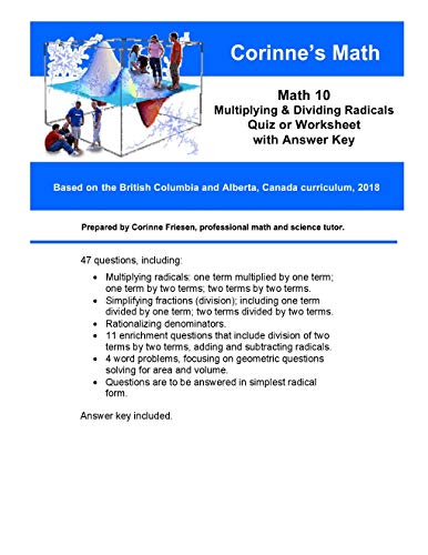 Amazon.com: Math 10 & Math 11 - Multiplying & Dividing Radicals ...