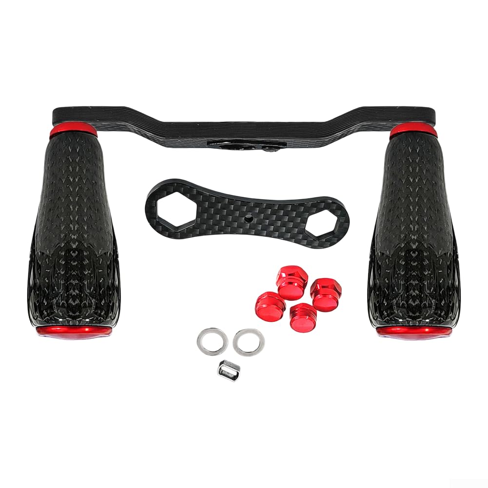 Manovella Carbonio per Daiwa S Bobina Baitcasting | di carbonio leggera, design ergonomico, compatibilità per daiwa S, ideale per baitcasting