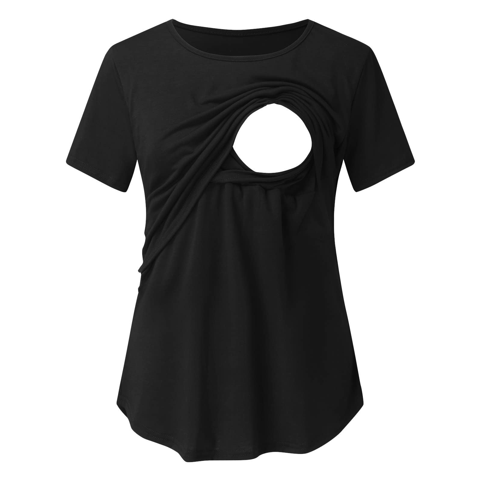 Stillshirt Damen Still Tshirt Umstandsmode Oberteil Umstandsshirts Stilloberteile Schwanger Stilltop Schwangerschaft Kleidung Breastfeeding Maternity Clothing