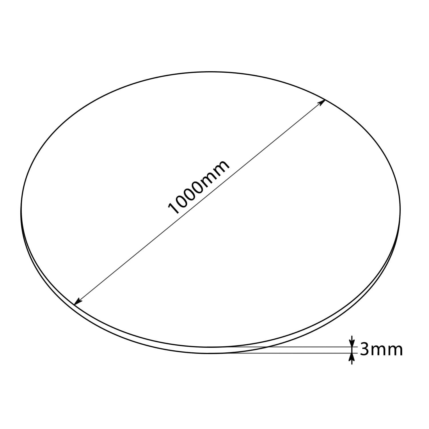 RS172 mata na krzesło gamingowe, średnica: 100 cm, ochrona podłogi, podkładka pod krzesło biurowe, antypoślizgowa powierzchnia
