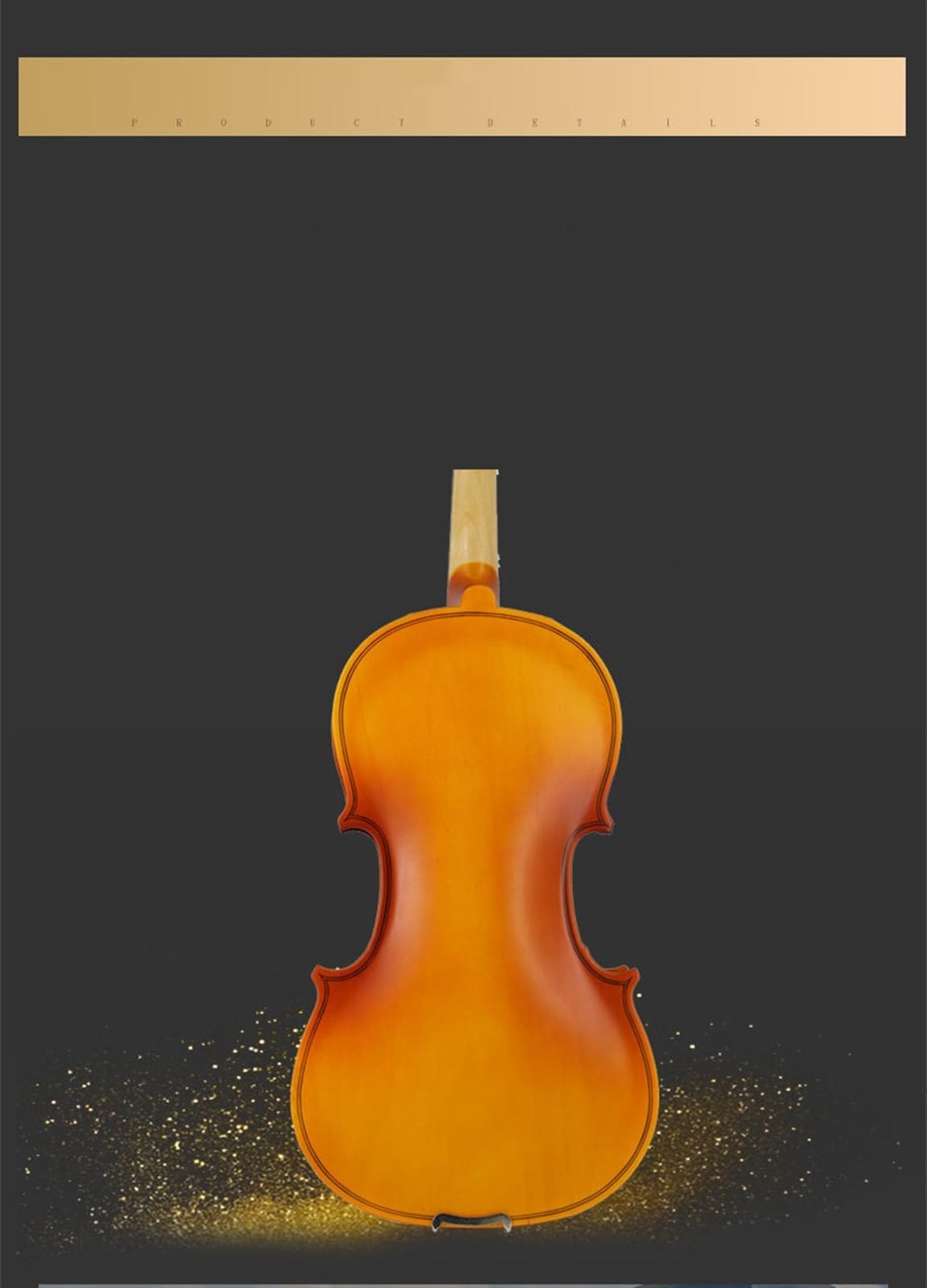 Violine Mattes Sperrholz Für Anfänger Und Allgemeine Geigenübungen(3/4)