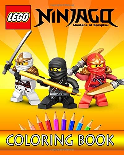 LEGO NINJAGO Coloring Book: Coloring Book for Kids - 30 Easy Illustrations for Coloring