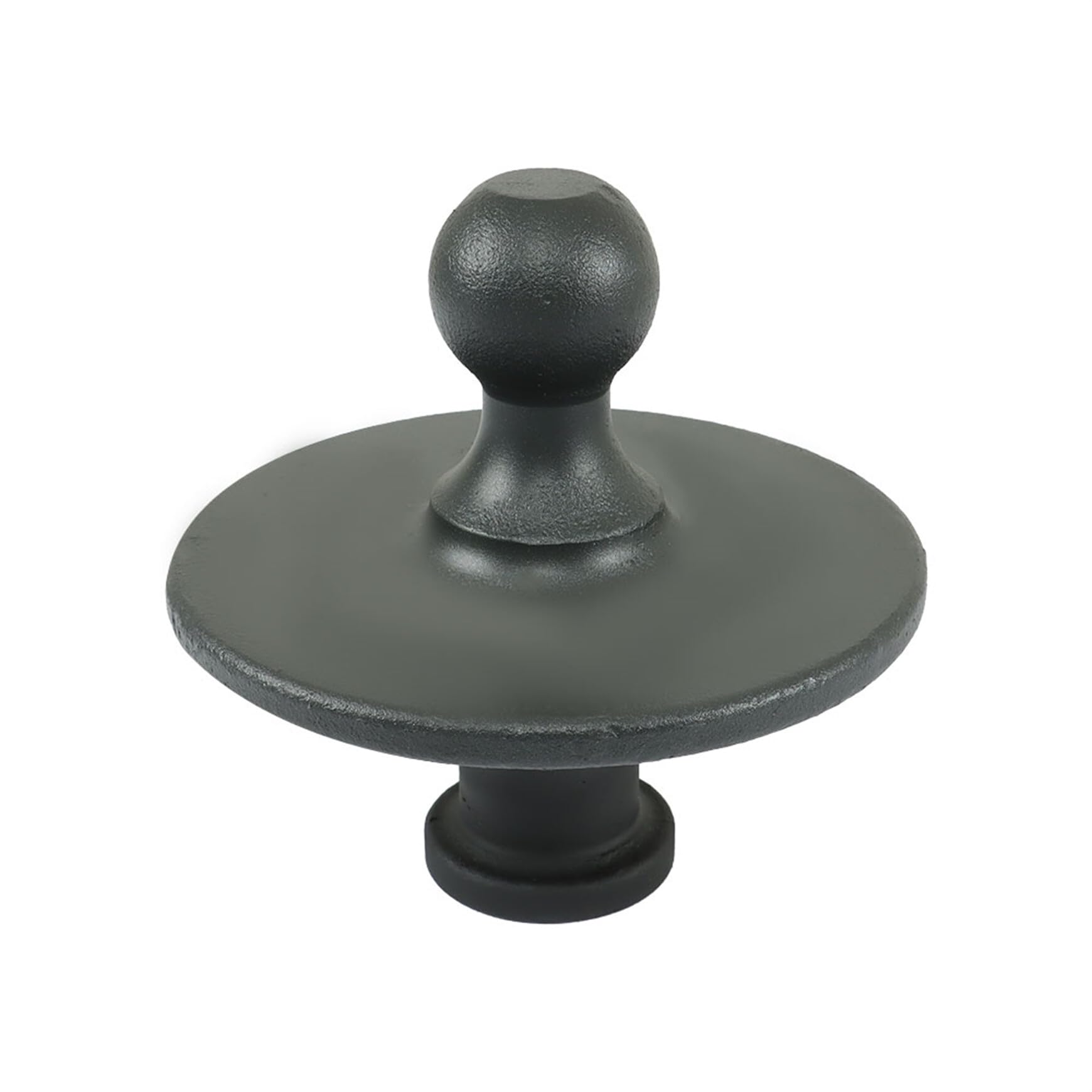 Gooseneck Ball Adapter Trailer Hitch Fifth Wheel Kingpin to 2-5/16 Inch Gooseneck Ball Towing Receiver Adapter Black