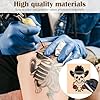 CEOTIS Fake Skins,3mm Fake Skins for Tattooing, 6"x8" Double Sides Tattoo Practice Skin kit,10PCS Double Sides Blank Tattoo Skin Practice,Silicone Pads Tattooing Microblading Practice for Beginners #5
