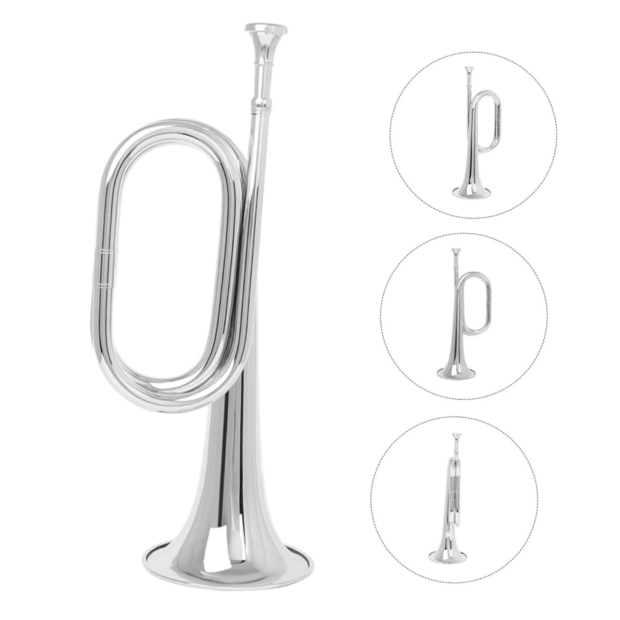 Tromba in Rame per Principianti e Banda Strumento Fiato Professionale Leggero per Orchestra e Spettacoli