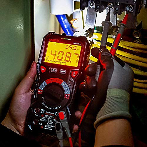 Kaiweets Ht118A Multimeter & Ht206D Ac/Dc Clamp Meter & Ht100 Voltage Tester #TOP1