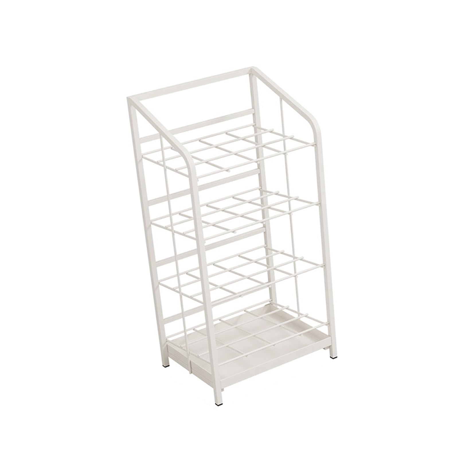 WXPGFEQ Floor Standing Umbrella Stand with Drip Tray, 4 Tier Umbrella Holder Storage for Entryway, Home, Office, Hotel