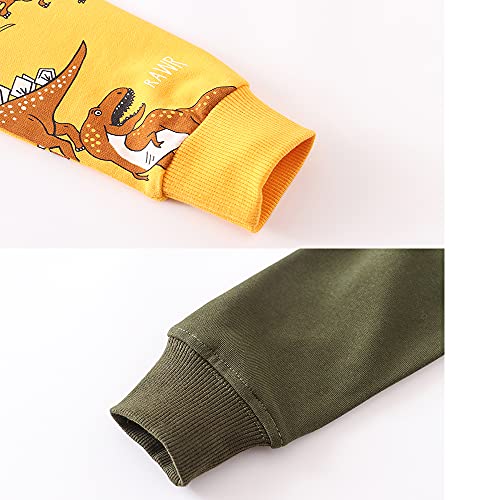 Image of Toddler Boys Crewneck Sweatshirt, Cotton Long-Sleeve Pullover Cartoon Print
