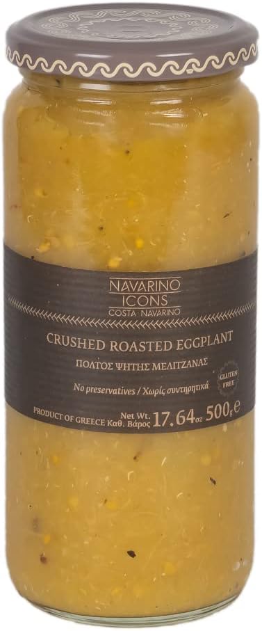 Navarino IconsAll-Natural Crushed Eggplant Puree, 17 Ounce