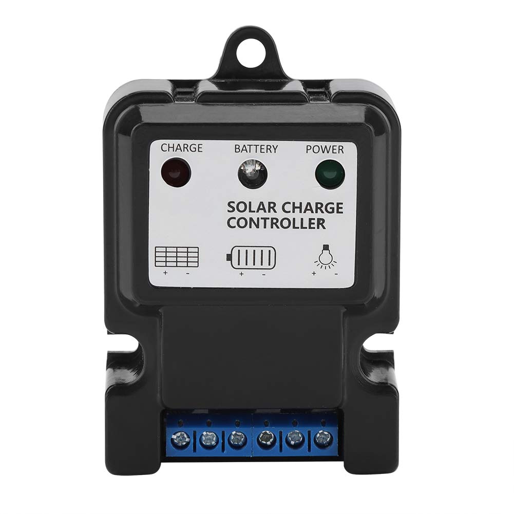 F&YPWM Smart Solar Charge Controller Regulator Intelligent 12V/24V Solar Energy Discharge and Charge Management System (HS-5S11.1V/22.2V 10A)