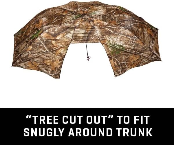 Allen Company Vanish Instant Roof Tree Stand - Large 57"W Umbrella - Durable and Portable Hunting Rain Cover - Hunting Concealment Gear and Accessories - Realtree Edge Camo - Image 5