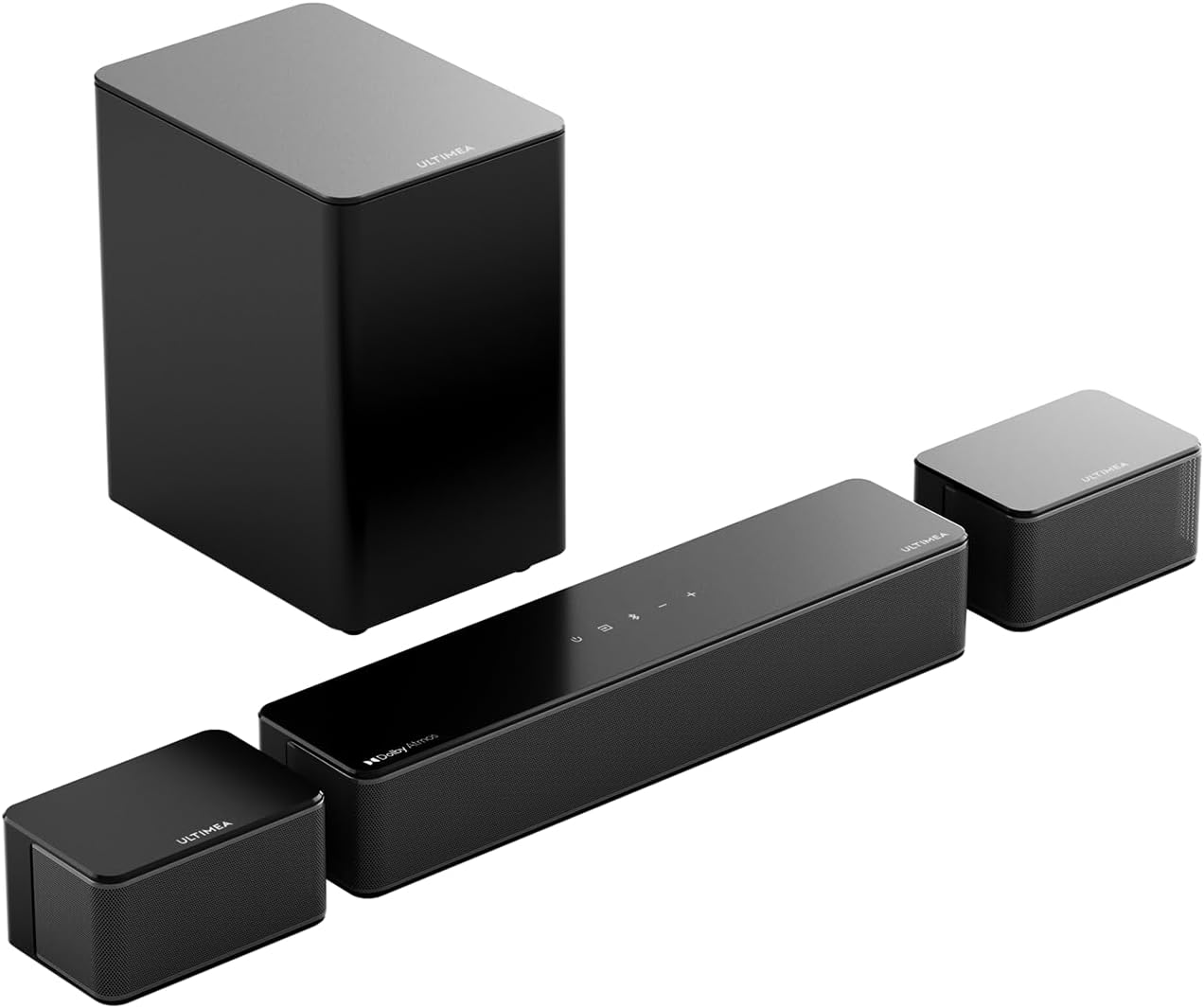ULTIMEA 5.1 Dolby Atmos Sound Bar with Wireless Subwoofer, Poseidon M4T