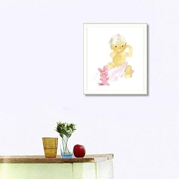 絵画　値引き交渉ok Amazon.co.jp: いわさきちひろ ピンクのうさぎとあかちゃん 色紙