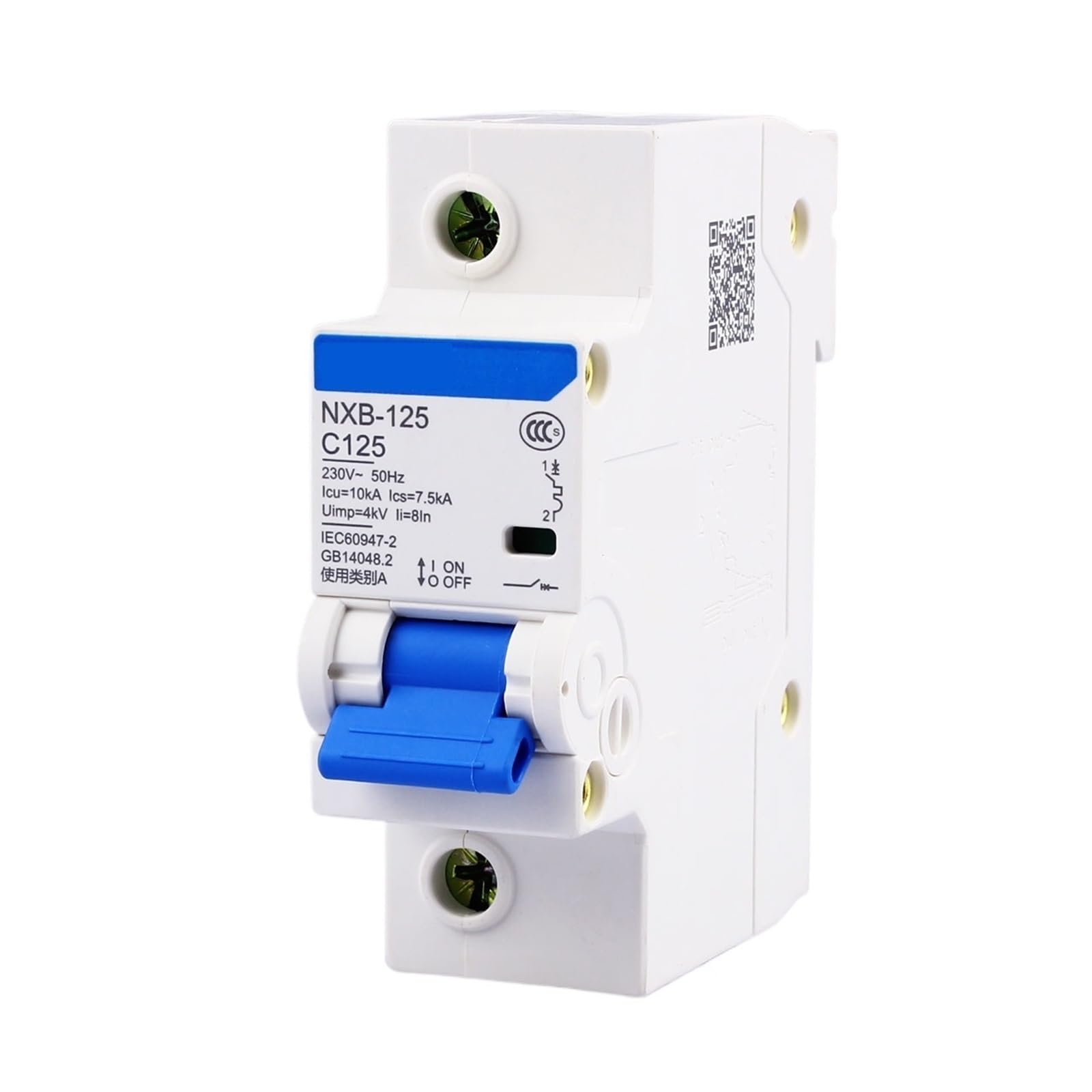 TYEXCZARF NXB-125 1P 63A 80A 100A 125A 230V 220V 50HZ Miniature Circuit breaker DZ47(63A)