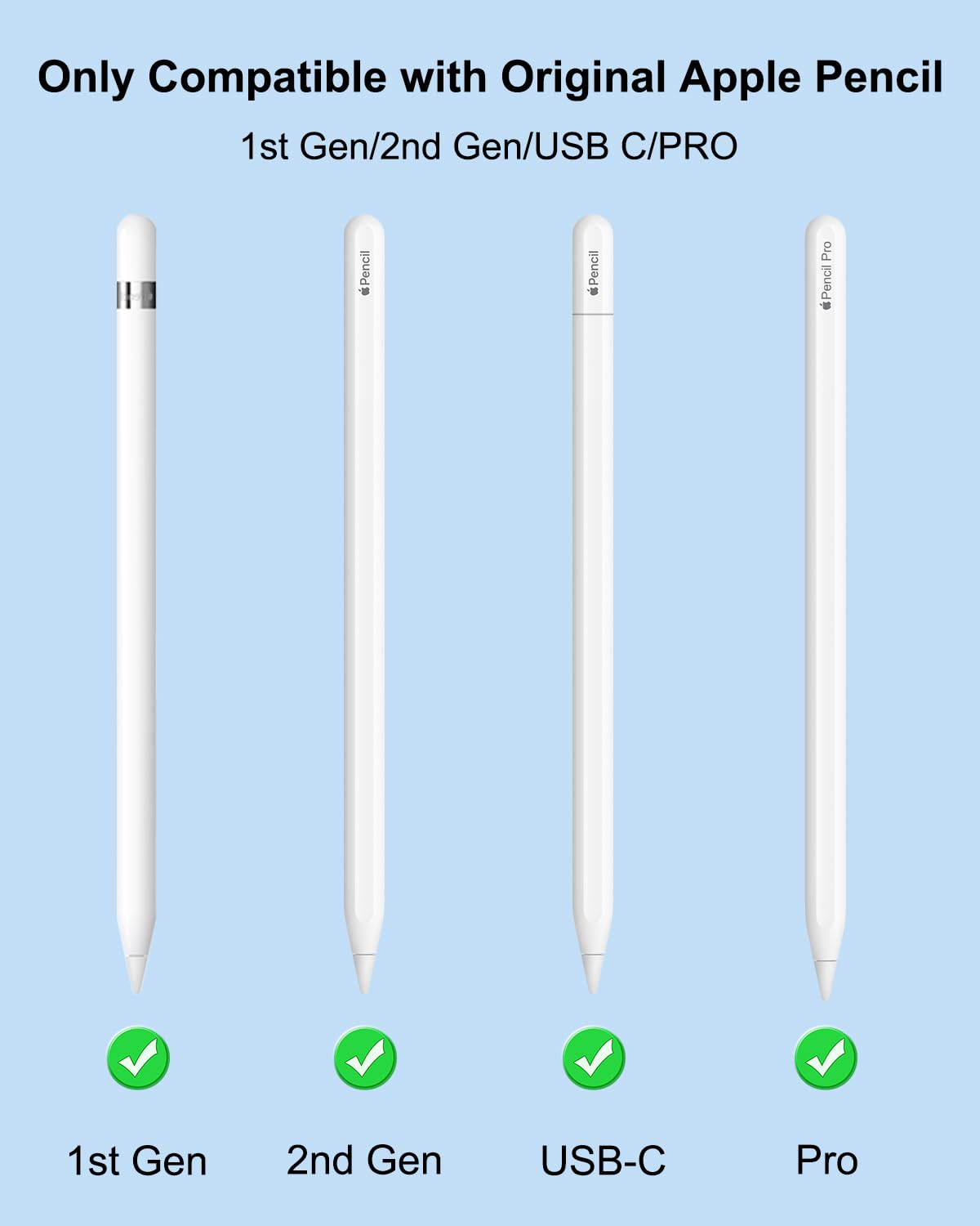Amazon.co.jp: Apple Pencil Pro/第2世代/第1世代/USB C用カラー交換