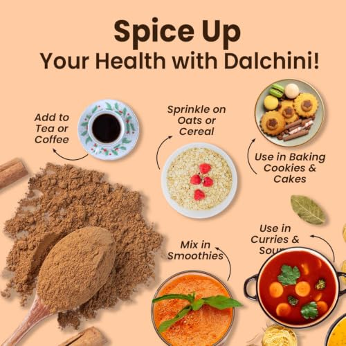 Image of Pure Tree Certified Organic Dalchini Powder | 5 Kg / 5000 g | Organic Cinnamon Powder | Dal Chini Powder Indian Spices Aroma & Flavour | Gluten Free Cineman Dalchini