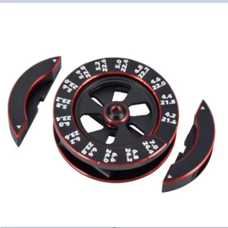 Outil Mesure Circulaire en Métal Premium pour Réglage Précis Châssis RC 1/10