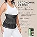 Gepoetry 3 in 1 Postpartum Belly Band Wrap Support Recovery Girdles Abdominer Binder Post Surgery Belly&Waist&Pelvis Support Belt & Back Brace(Black, Small/Medium)