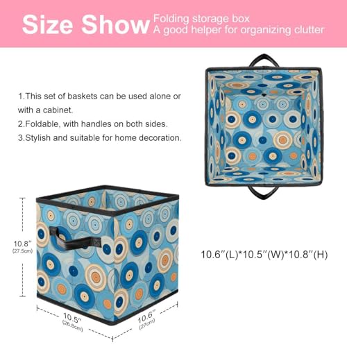 Panier de rangement durable : solution contre le désordre Blue Records - 3