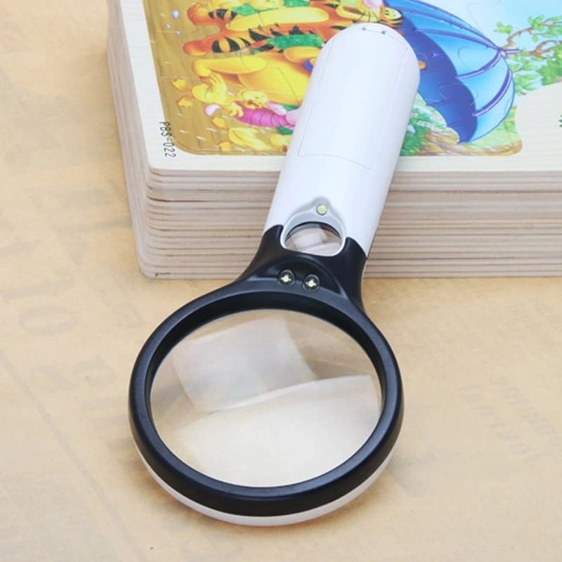 Microscope 3 LED Light Lens 3X 45X Handheld Mini Pocket Microscope Magnifying