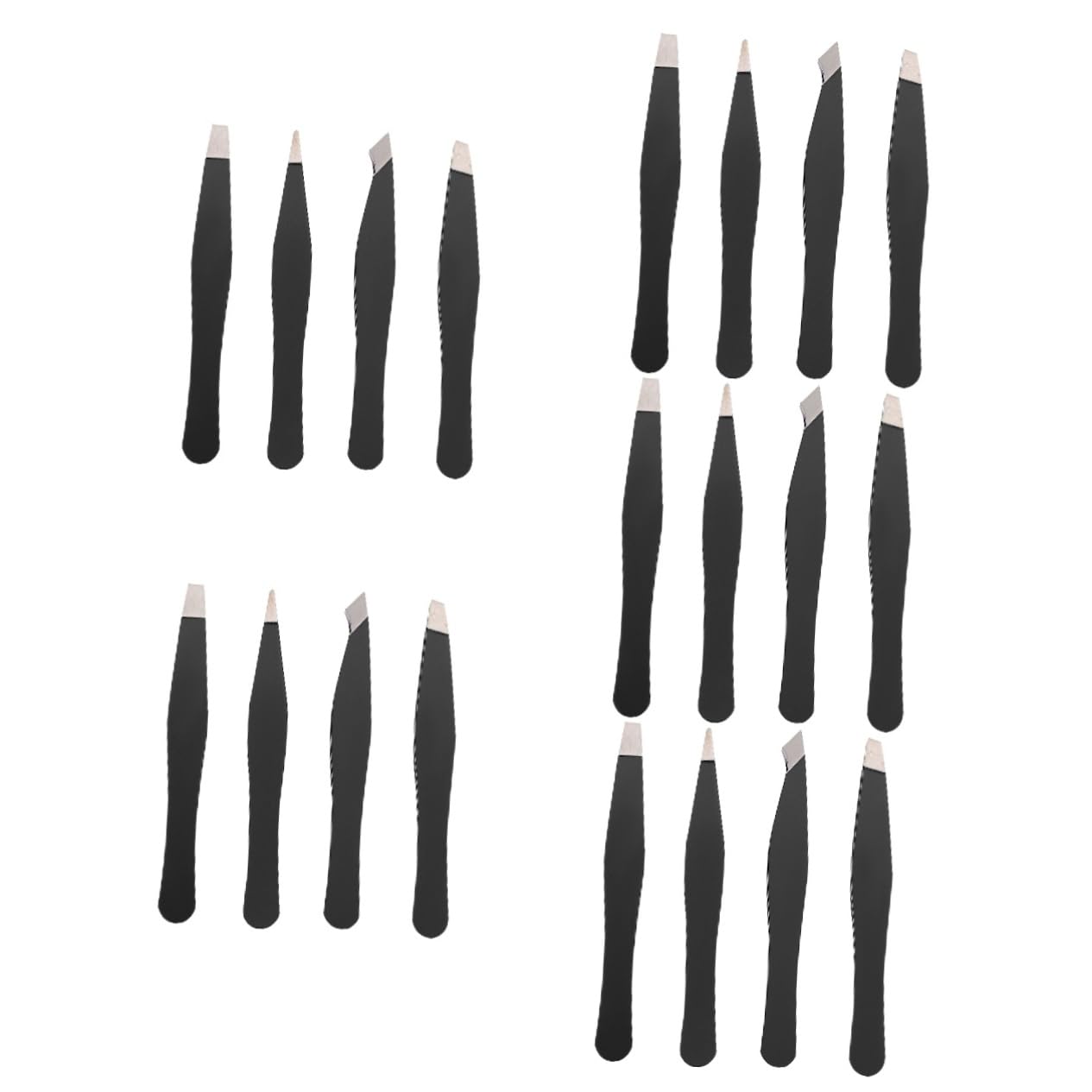 Angoily 20piezas Para Cejas De Herramientas De Belleza Para Depilación Facial Recortadoras De Cejas De Acero Inoxidable Para Uso Personal y Profesional
