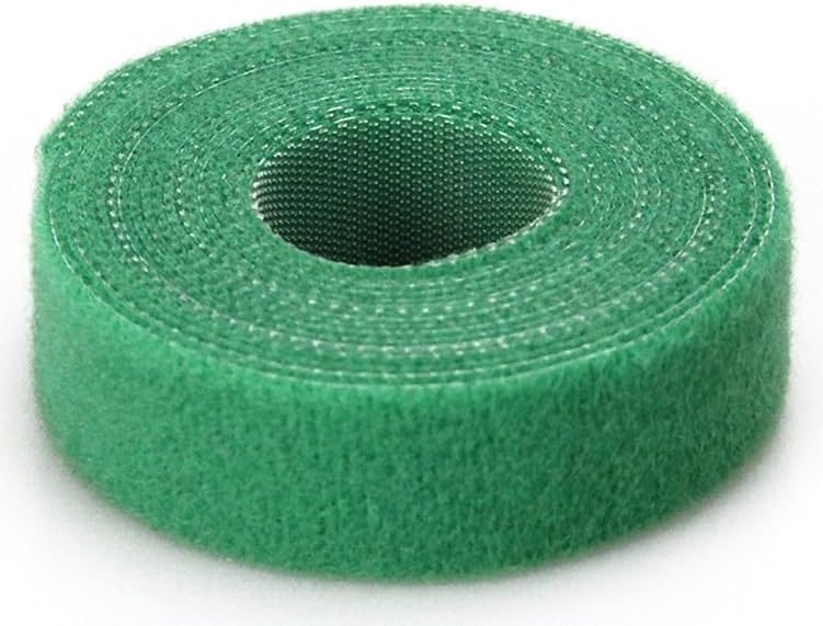 1 Roll Portable Cable Organizers Cable Ties 5m 16.4ft Reusable Fixed Tie for Home Office Use Data Cable Storage (Green 5m)