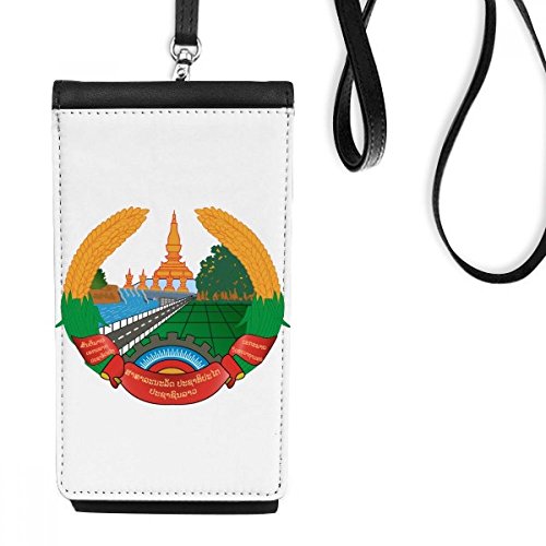 Cadeau Asie avec cette bourse en cuir suspendu Laos pour mini accessoires
