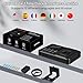 KUIIYER 2 in 1 Time Clocks for Employees Small Business (Fingerprint + Password) Employee Clock in & Out Machine Attendance Punch Clock Recorder Tracker for Small Businesses & Offices