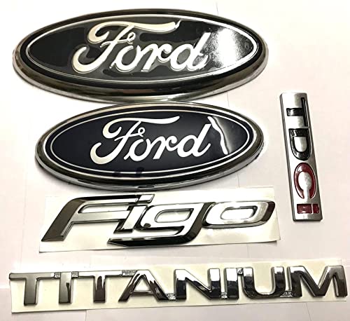 KarGide CAR Badge Emblem Monogram Logo Decal Wrap Sticker 3D Symbol Graphic Kit 8 Compatible with F-ORD F-IGO