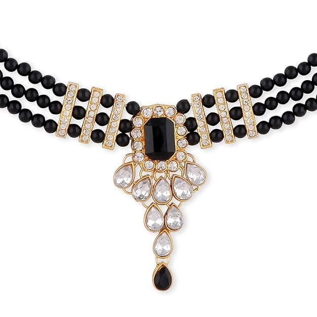 EVY Pearl Kundan Jewellery Set Necklace, Mangtikka & Earrings for Women & Men | Perfect for Gift, Suitable for all Occasion (Green) (B0D7ZZHM1M) Amazon Price History, Amazon Price Tracker