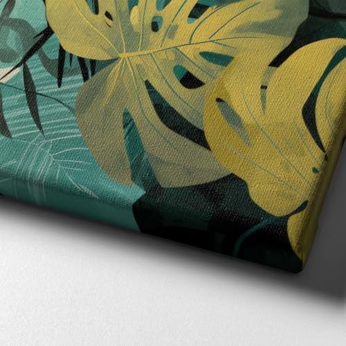 Toile encadrée tropicale haut de gamme Jungle Forms III Spiffing Prints - 5