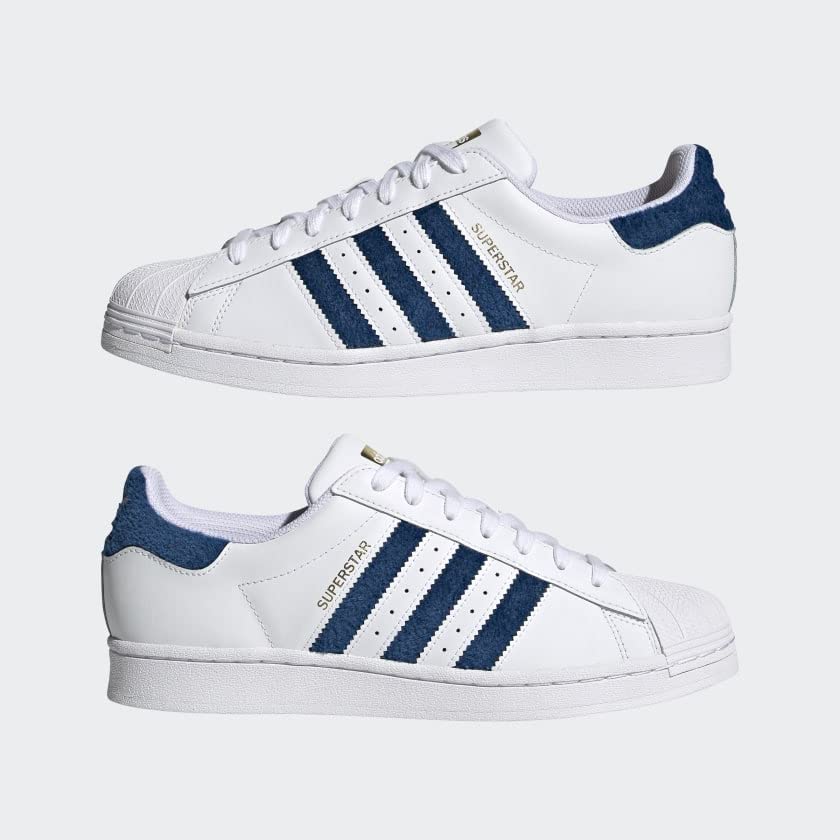 Image of adidas Originals Men's Ac7163: Superstar Fashion White /Navy Sneaker Us